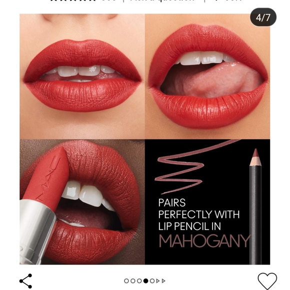 NWT MAC Cosmetics Chilli lipstick - Picture 4 of 4